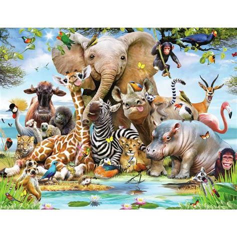 Buy Walltastic Jungle Safari Wall Mural Murals Argos