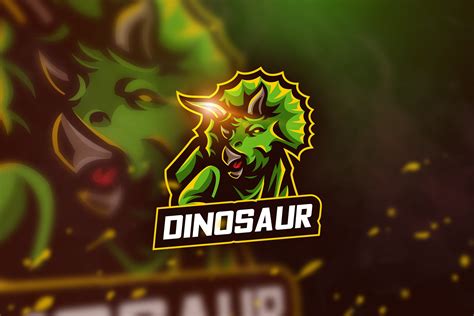 dinosaur mascot logo branding logo templates creative market