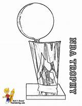 Coloring Basketball Pages Trophy Nba Cavaliers Sheets Yescoloring Printable Wizards Trophies Celtics Miami Heat Boy Colouring Bouncy Logo Book Print sketch template