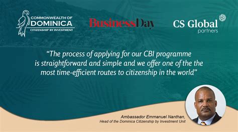 Business Day Webinar On Choosing A Second Citizenship In Dominica