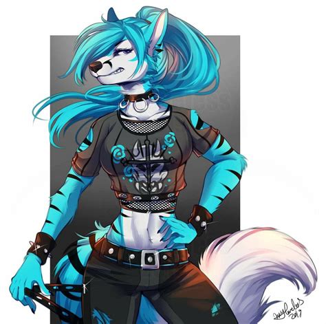[c] tibblesnbits punk by myloveless in 2022 anime furry anthro