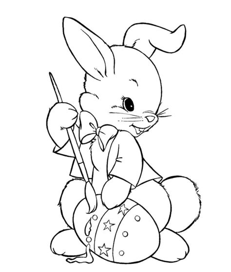easter bunny coloring pages coloringpages