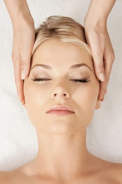 Beautiful Woman In Massage Salon Stock Image Everypixel