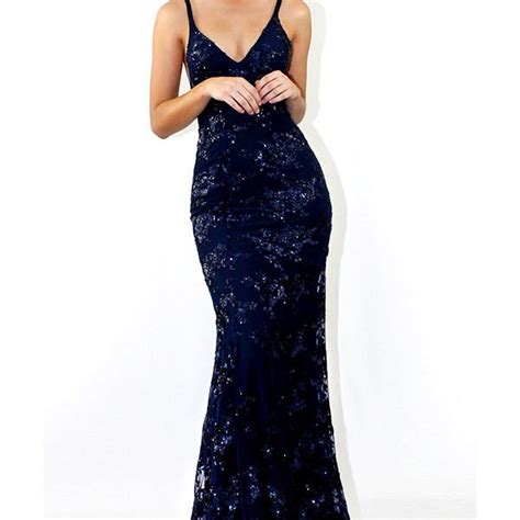 hualong sexy strap long blue sequin prom dresses online store for women sexy dresses