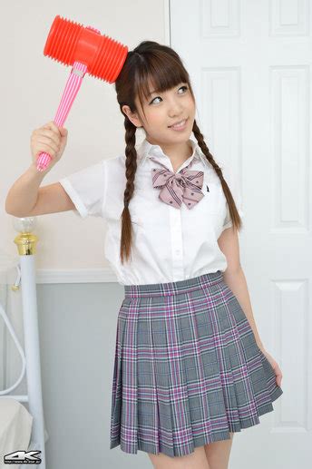 Mizuho Shiraishi Japanese Sexy Model Sexy Japan Schoolgirl Uniform Part