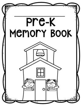 pre   kindergarten memory book   teachergarten tpt