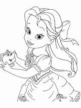 Belle Coloring Pages Printable Gaddynippercrayons Disney sketch template