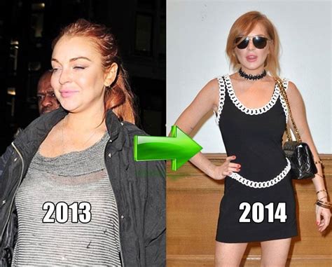 Lindsay Lohan From Fat To Thin Body Transformations Pinterest