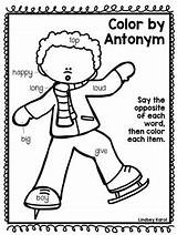 Antonyms Synonyms sketch template