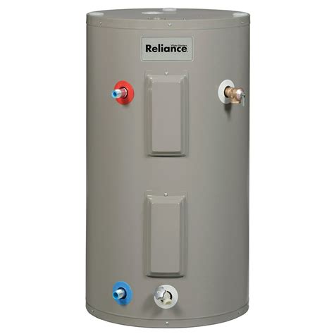 reliance   emhsde  gallon medium height electric water heater mobile home walmartcom