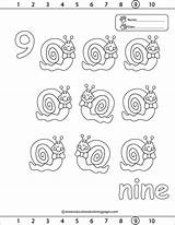 Coloring Number Print Everfreecoloring sketch template