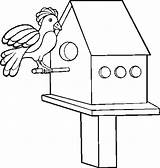 Dove Coloring Pages Bird Color Birdhouse Kids Print House Coloring2print sketch template