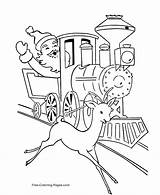 Coloring Pages Train Trains Printable Kids sketch template