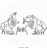 Chess Toonaday sketch template