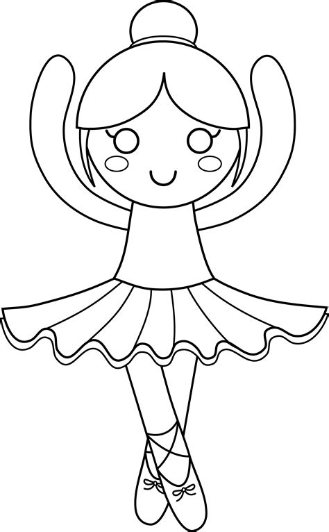 girl ballerina coloring pages  getdrawings