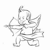Cupid Aiming Surfnetkids Coloring sketch template