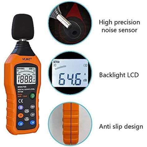 lcd digital audio decibel meter sound level noise monitor db measurement   ebay