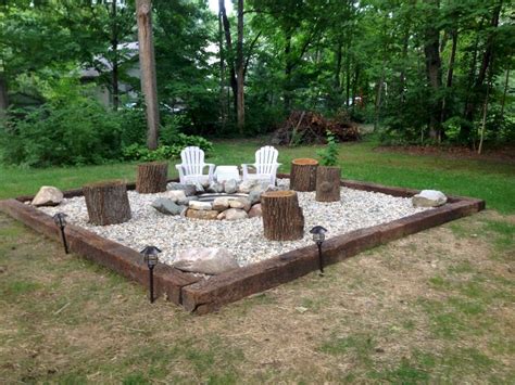 diy fire pit ideas  backyard seating area  fire pit landscaping