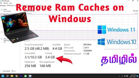 clean ram cache files  windows  tamil youtube