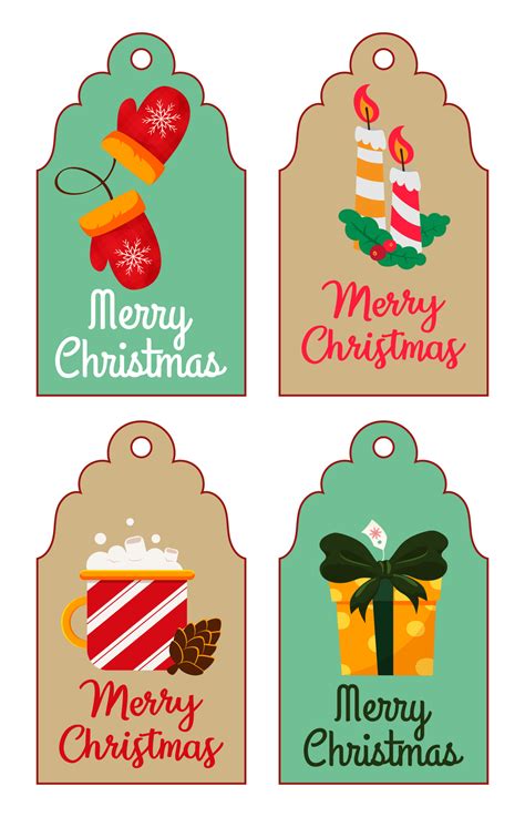 printable christmas present tags     printablee