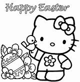 Easter Coloring Pages Kitty Hello Happy Printable Disney Colouring Color Print Friends Colorings Adults Sheets Kids Egg Getdrawings Eggs Preschool sketch template