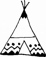 Teepee Transparent Clipart Freeuse Stock Pinclipart sketch template
