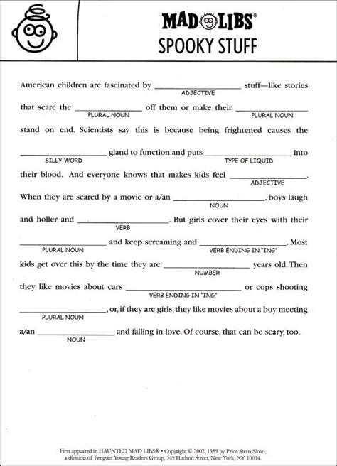 mad libs  details funny mad libs silly words mad libs