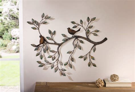 24 In Branches W Birds Decorative Metal Wall Sculpture Product Sku