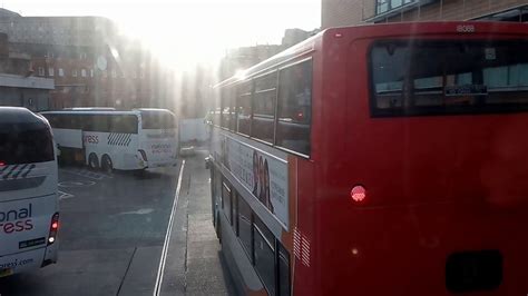 bus departure  bristol bus station today youtube