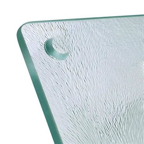 Round Clear Tempered Glass Cutting Board Set 4