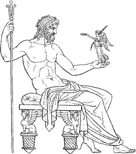 Amazing Drawing Greek Gods And Goddesses Coloring Page