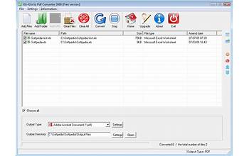 Batch Excel To PDF Converter screenshot #6