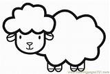 Lambs Coloringpages101 sketch template