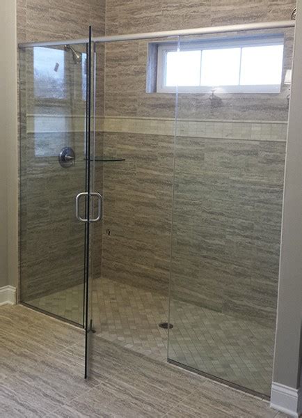 Custom Multi Panel Creative Mirror And Shower