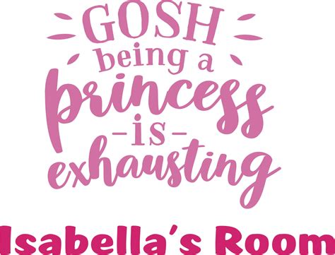 Sassy Princess Quotes Life Positive Quotes Personalized Wall Decal