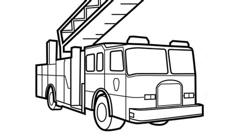 fire engine coloring pages  printable coloring pages