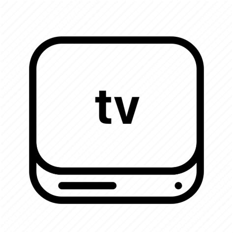 apple apple tv tv icon   iconfinder