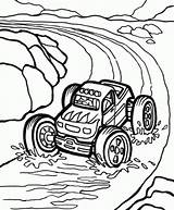 Race Baja Highway Trucks Coloringhome Monster sketch template
