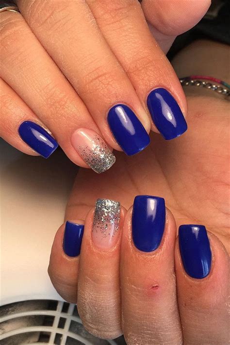 ready  blue nail designs