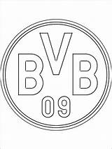 Borussia Dortmund Dibujosparaimprimir Colorea Clubes Alemanes Fútbol Coloración Otras sketch template