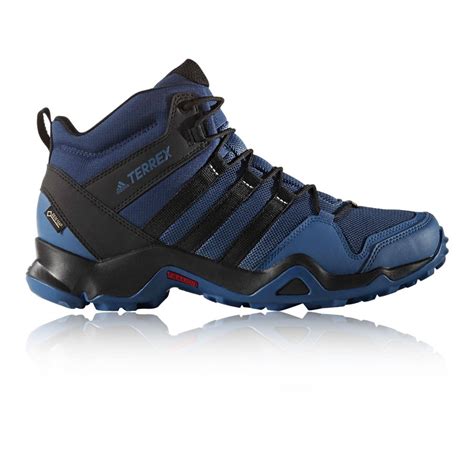 adidas terrex axr mid mens blue black waterproof gore tex trekking shoes ebay