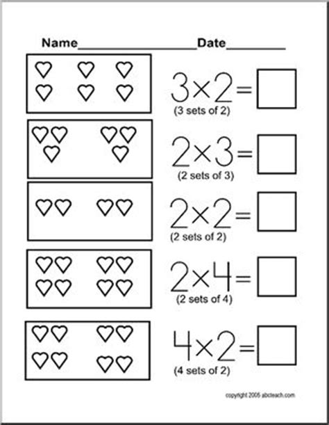 images  beginner multiplication worksheets beginning