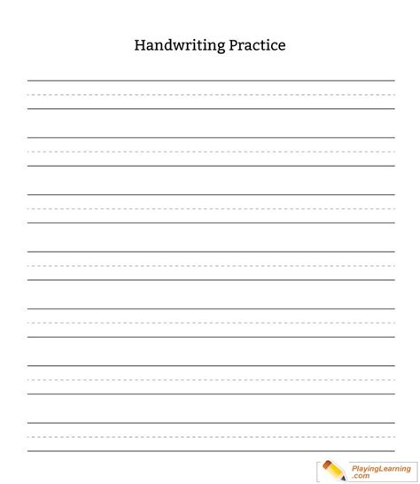 kindergarten practice worksheets blank handwriting practice sheets