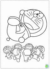 Dinokids Doraemon Close sketch template
