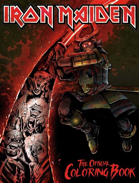 Iron Maiden The Official Coloring Book Book By David Calcano