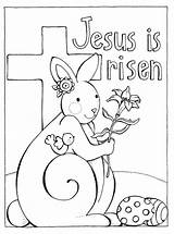 Coloring Easter Sunday Jesus School Sheets Pages Kids Print Advertisement Template sketch template