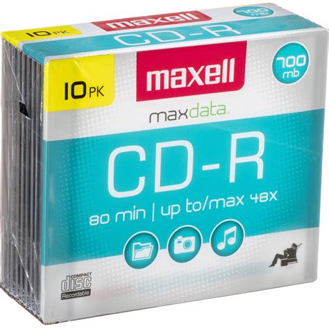 maxell cd   disc   bh photo video