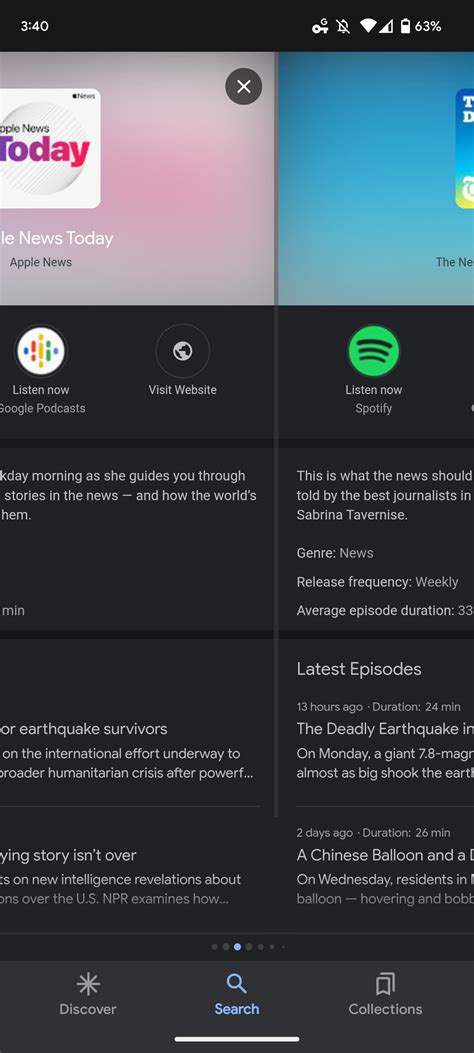 google search adds podcast directory replaces surfacing episodes