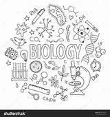 Biology Cover School Deckblatt Drawings Science Doodles Drawing Equipment Vector Chemistry Lessons Clipart Hand Drawn Set Doodle Classroom Zum Lesson sketch template