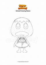 Deena Crossing sketch template